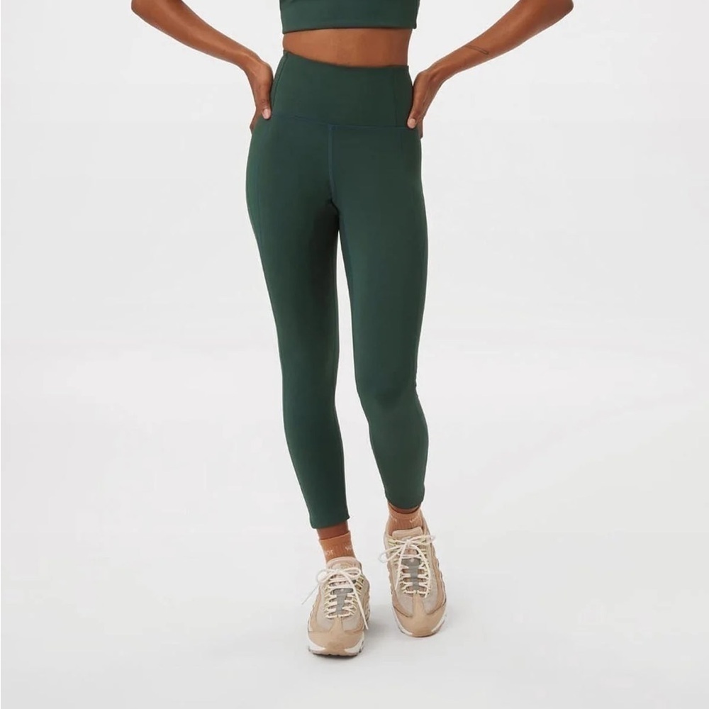 Girlfriend Collective High Rise Full Length Leggings in Miss | small